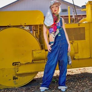 80s 90s vintage jean overalls LIBERTY Vintage overalls jeans 40 x 30 baggy